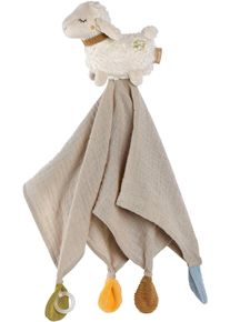 babyFEHN Schmusetuch FEHN "fehnNATUR, Schaf", Baby, beige (ecru), Baumwolle, Schnuffelt&uuml;cher Schmusetuch