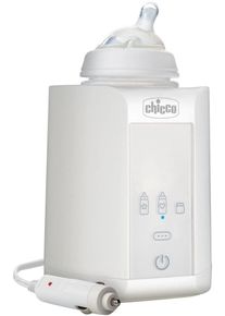 Flaschenw&auml;rmer Chicco "Zuhause/Unterwegs", Baby, wei&szlig;, Kunststoff, Babykostw&auml;rmer Flaschenw&auml;rmer, inkl. Adapter f&uuml;r das Auto
