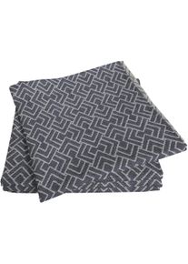 Stoffserviette Adam "Graphic Ventus Light" Gr. 1, blau (dunkelblau), B:30cm L:30cm, Obermaterial: 100% Baumwolle, Servietten, Stoffserviette