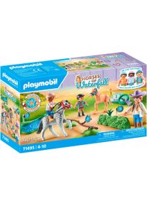 Konstruktions-Spielset Playmobil "Ponyturnier (71495), Horses of Waterfall", bunt, Spielbausteine, Kinder, Kunststoff, Konstruktions-Spielset, Made in Europe