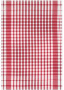 Geschirrtuch stuco "vichy", rot (rot, wei&szlig;), B:50cm L:70cm, 100% Baumwolle, Geschirrt&uuml;cher, Geschirrtuch
