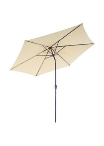 Sonnenschirm Vcm "Sonnenschirm Spannweite &Oslash; 2,90m", beige (creme), Obermaterial: 100% Sonstiges Material (Ananasfaser) AM_PF ., Standschirme, Sonnenschirm