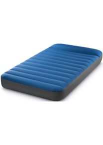 Luftbett Intex "Camping-Matratze Truaire Dura-Beam mit USB150 Pumpe" Gr. 99, blau (blau, anthrazit), Luftbetten, B/H/L: 99cm x 22cm x 191cm, Polyurethan, Luftbett, mit Aufbewahrungs-Tasche, B:99cm H:22cm L:191cm