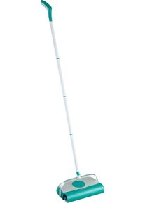Teppichkehrer Leifheit "Regulus Supra", silber (t&uuml;rkis, silberfarben), B:26cm, Kunststoff, Reinigungsb&uuml;rsten, Teppichkehrer