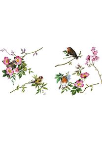 Fensterbild Komar "Spring Fever", bunt, B:31cm H:31cm L:31cm, Kunststoff, Fensterbilder, Fensterbild, 31x31 cm (Breite x H&ouml;he), selbsthaftend