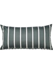 Kissenbezug Janine "modernclassic 39028-28", grau (anthrazit), B:40cm L:80cm, Mako-Satin, Obermaterial: 100% Baumwolle, Kissenbez&uuml;ge, Kissenbezug, mit Rei&szlig;verschluss