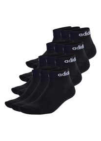 Kurzsocken adidas originals "Socken Linear Cushioned Ankle 12er Pack", Damen, Gr. 46-48, schwarz, Obermaterial: 71% Baumwolle CO. 26% Polyester PES. 2% Elasthan EL. 1% Nylon NY., Socken Kurzsocken