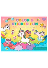 Deltas Color & Sticker Fun Magical Unicorns