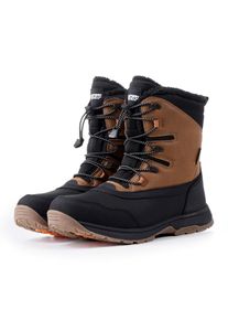 Icepeak, Herren, Winterboots &raquo;ALMONT MR&laquo; Winterschuhe, Winterstiefel, Snowboots, gef&uuml;ttert & wasserabweisend, AMBER, 47, AMBER, Begueme Winterboots 