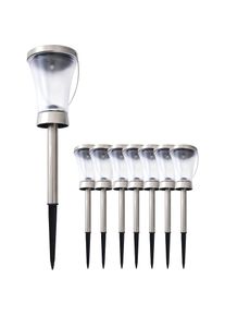 N&auml;ve n&auml;ve, LED Solarleuchte &raquo;Veronica&laquo; 8 Stk. Warmwei&szlig;, silberfarben,