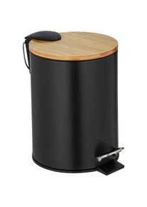 Wenko, Kosmetikeimer &raquo;Tortona&laquo; 3 Liter, BxTxH: 17x21x23,5 cm, schwarz, Stahl,