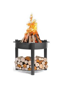 CookKing, Feuerschale &raquo;Montana&laquo; &Oslash; 80x80 cm, schwarz, Stahl, schwarz