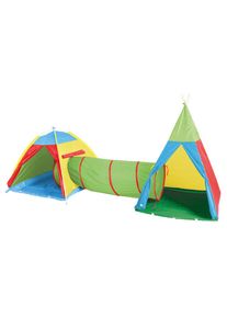 KNORRTOYS , Spielzelt &raquo;Zeltstadt Zenovia&laquo; mit Spieltunnel, bunt, Polyester,