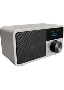 Sangean, Digitalradio (DAB+) &raquo;Genuine Mini dab+ DDR-7&laquo; (Bluetooth Digitalradio (DAB+) FM-Tuner mit RDS ), silberfarben, Easy to read OLED display with