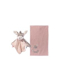 Sterntaler , Schnuffeltuch &raquo;Geschenk-Set ESEL Emmi Girl&laquo;, zartrosa,
