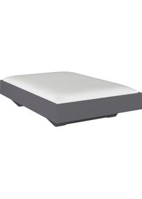 Rauch, Futonbett &raquo;Phoenix&laquo; ohne Kopfteil, graumetallic, Liegefl&auml;che L&auml;nge Breite: 200 cm x 140 cm, graumetallic