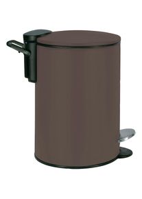 Kleine Wolke, Kosmetikeimer &raquo;Silence&laquo; 3 Liter, braun, Edelstahl,