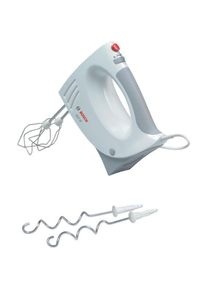 Bosch, Handmixer &raquo;CleverMixx MFQ3530, Edelst. R&uuml;hrbesen/Knethaken, 5 Stufen, wei&szlig;&laquo; 450 W Turbotaste, Soft-Touch Griff, Auswurftaste, Made in Europe, 