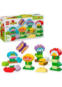 Lego , Konstruktionsspielsteine &raquo;Kreativer Blumengarten (10444), Lego DUPLO Town&laquo; Made in Europe, bunt,