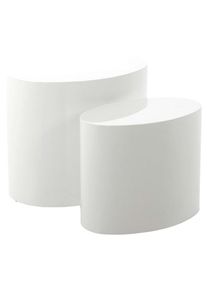 ACTONA GROUP, Couchtisch &raquo;Mice, Anstelltisch, Sofatisch, TOPSELLER! 2er-set, Scandi-Stil&laquo; Couchtisch, Beistelltisch, OTTOs Choice, moderne ovale Form 