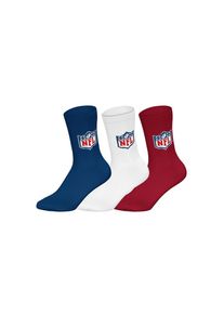 NFL, Damen, Kurzsocken &raquo;Socken 6Pack Crew Socks 6er Pack&laquo;, New England Patriots/Mix, 39-42, New England Patriots/Mix, NFL Team Crew Socks 6er Pack