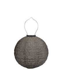 Pauleen, LED Solarleuchte &raquo;Sunshine Dreamer Lampion Solar taupe Tyvek Vlies&laquo; Laterne, wei&szlig;,