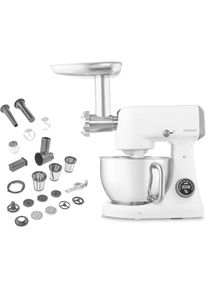 Medion , K&uuml;chenmaschine &raquo;MD 12600, 8 Geschwindigkeitsstufen, Impulsfunktion, DC-Motor, 4,6 L&laquo; Mit umfangreichem Zubeh&ouml;r-Set, Fleischwolf-Aufsatz, 