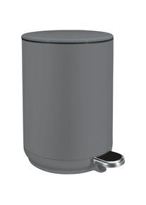 Kleine Wolke, Kosmetikeimer &raquo;Caletto&laquo; 5 Liter, grau, Acrylnitril-Butadien-Styrol (ABS), Edelstahl,