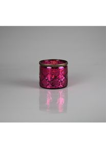 AM Design, Windlicht &raquo;aus Glas&laquo; 3er Set, BxH: 10x12 cm, Pink, Glas, B/H/T: 10 cm x 12 cm, Pink