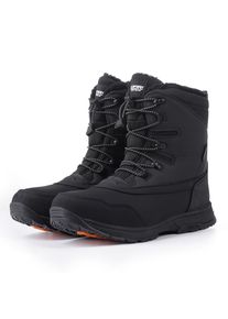 Icepeak, Damen, Winterboots &raquo;ALMONT MS&laquo; Winterschuhe, Winterstiefel, Snowboots, gef&uuml;ttert & wasserabweisend, basic black, 36, basic black, Begueme 