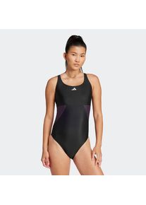 adidas Performance, Damen, Badeanzug &raquo;BOS CB SUIT&laquo; 1 Stk., Black / Legend Ivy, N-Gr, 34 - N-Gr, Black / Legend Ivy, Dieser Badeanzug ist teilweise aus