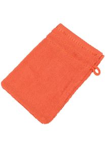 G&ouml;zze G&ouml;zze, Waschhandschuh &raquo;Berlin&laquo;, orange, Frottier, B/L: 17 cmx24 cm - 4 Stk.