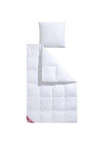 Ribeco, Federbettdecke &raquo;Emily&laquo; extrawarm F&uuml;llung 100Federn 1 Stk. tlg. Mit &uuml;ber 600 positiven Kundenbewertungen!, wei&szlig;, Bezug: 100% Baumwolle. F&uuml;llung