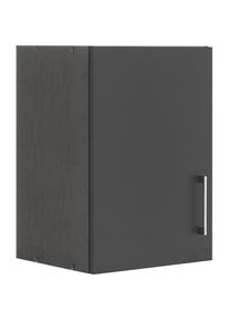 KOCHSTATION, H&auml;ngeschrank &raquo;KS-Mali&laquo;, Anthrazit/grafit, B/H/T: 40 cm x 57 cm x 34 cm, Anthrazit/grafit