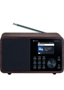 NABO, Digitalradio (DAB+) &raquo;Tune Pro&laquo; (WLAN Digitalradio (DAB+) Internetradio 15 W), holzfarben, 4 Presettasten am Ger&auml;t
