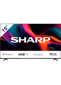 Sharp, LED-Fernseher &raquo;4T-C70GLx&laquo; 177 cm/70 &prime;&prime;, schwarz, Integrierter Triple Tuner (DVB-T/T2/S/S2/C), Active Motion 1000