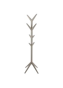 ACTONA GROUP, Kleiderst&auml;nder &raquo;Ascot&laquo; Garderobenst&auml;nder aus lackiertem MDF, mit 8 Haken, Grau, MDF, Grau