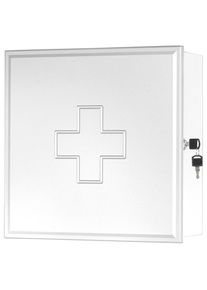 Jokey, Medizinschrank &raquo;Medibox&laquo;, silber, wei&szlig;, MDF,