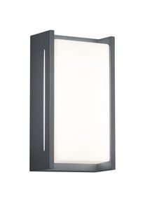Trio Leuchten, LED Au&szlig;en-Wandleuchte &raquo;INDUS&laquo; LED-Board 1 Stk. Warmwei&szlig; Wandleuchte Hauswand IP54 Fassadenbeleuchtung warmwei&szlig; 3000K, 23x12 cm, 