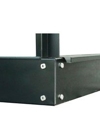 Vitavia, Fundamentrahmen &raquo;2500&laquo;, schwarz, Stahl, schwarz