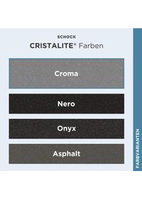 Schock, Granitsp&uuml;le &raquo;Formhaus&laquo;, grau, Domogranit, grau