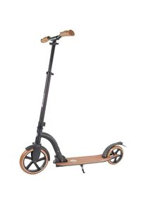BEST Sporting, Cityroller &raquo;Vintage-City-Scooter schwarz matt&laquo;, schwarz matt/braun, Cityroller