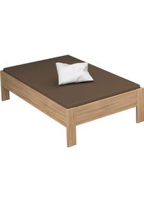 Rauch, Futonbett &raquo;Aditio&laquo; ohne Kopfteil, struktureichefarben hell, Liegefl&auml;che L&auml;nge Breite: 200 cm x 120 cm, struktureichefarben hell