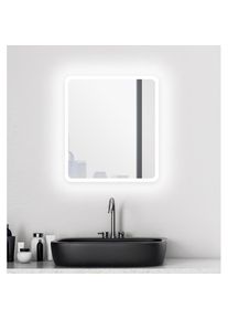 Talos, Badspiegel &raquo;Moon&laquo; LED Spiegel, Design Lichtspiegel, silberfarben,