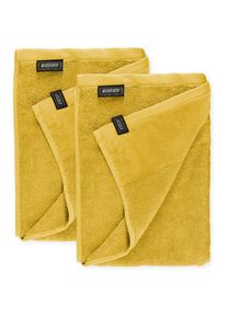 Sch&ouml;ner Wohnen Kollektion SCH&Ouml;NER WOHNEN-Kollektion, Duscht&uuml;cher &raquo;Sense&laquo; mit Velourborte, hautschmeichelnde Airtouch Qualit&auml;t, super weich, gelb, Frottee, Obermaterial: 100% 