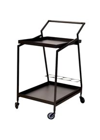 HOFMANN LIVING AND MORE, Bartisch 1 Stk. tlg., schwarz + schwarz, B/H/T: 55 cm x 81 cm x 41 cm, schwarz + schwarz