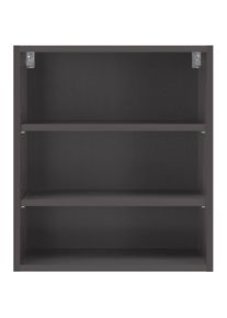 KOCHSTATION, H&auml;ngeregal &raquo;KS-Mali&laquo; Breite 50 cm, graphit, B/H/T: 50 cm x 57 cm x 34 cm, graphit