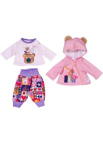 Baby Born, Puppenkleidung &raquo;Neugeborenen Outfit&laquo; mit Kleiderb&uuml;gel, bunt, Puppenkleidung