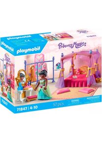 Playmobil , Konstruktions-Spielset &raquo;Prinzessinnen-Schlafzimmer mit Ankleide (71847), Princess Magic&laquo; Made in Europe, bunt,