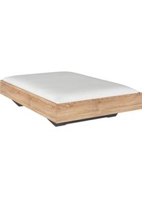 Rauch, Futonbett &raquo;Phoenix&laquo; ohne Kopfteil, struktureichefarben hell, Liegefl&auml;che L&auml;nge Breite: 200 cm x 140 cm, struktureichefarben hell